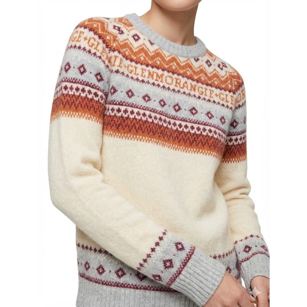New Glenmorangie Tale of Winter Sweater 100% Wool Unisex Made in Scotland